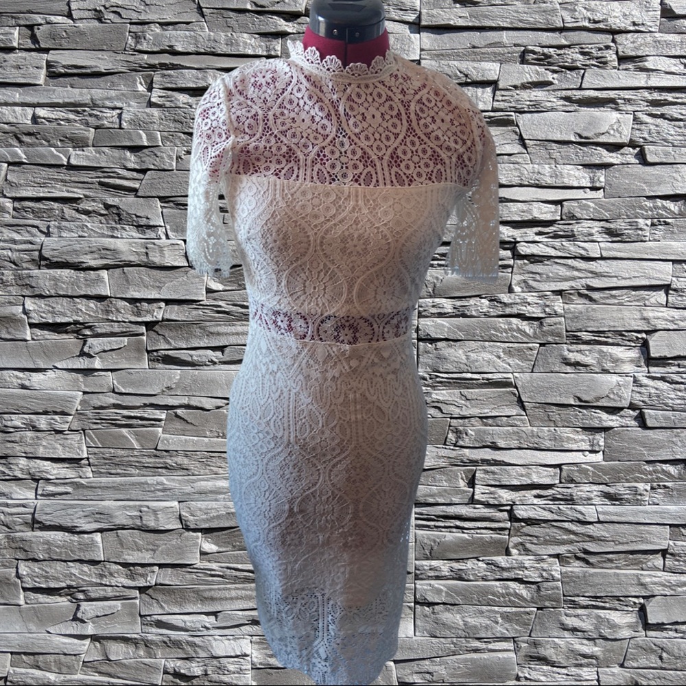 Remarkable White Lace dress